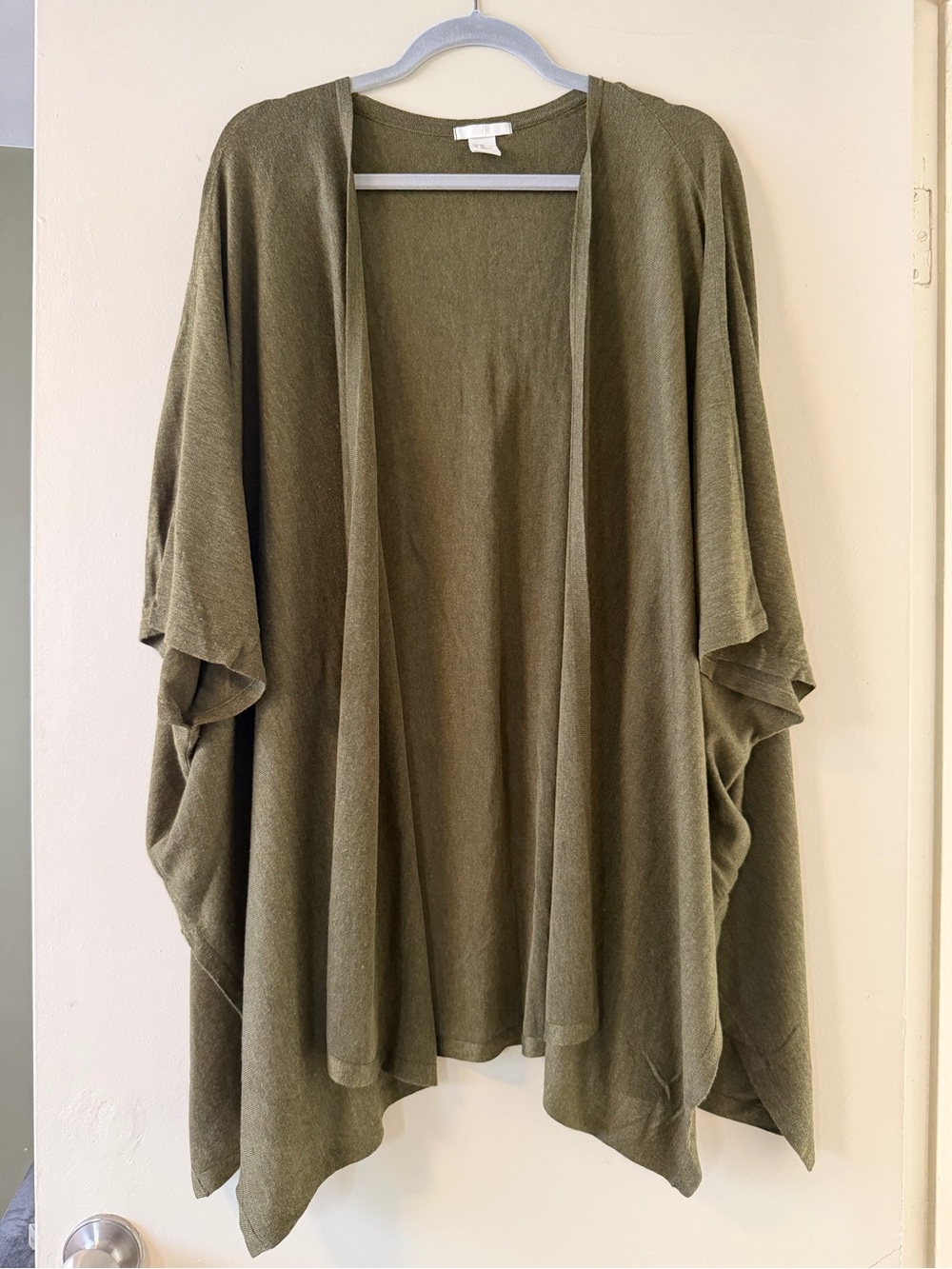 H&M Forest Green Ruana Shawl Wrap